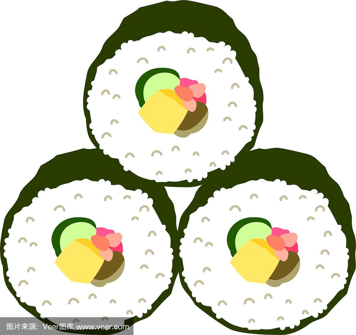 如何制作适合儿童的可爱寿司卷